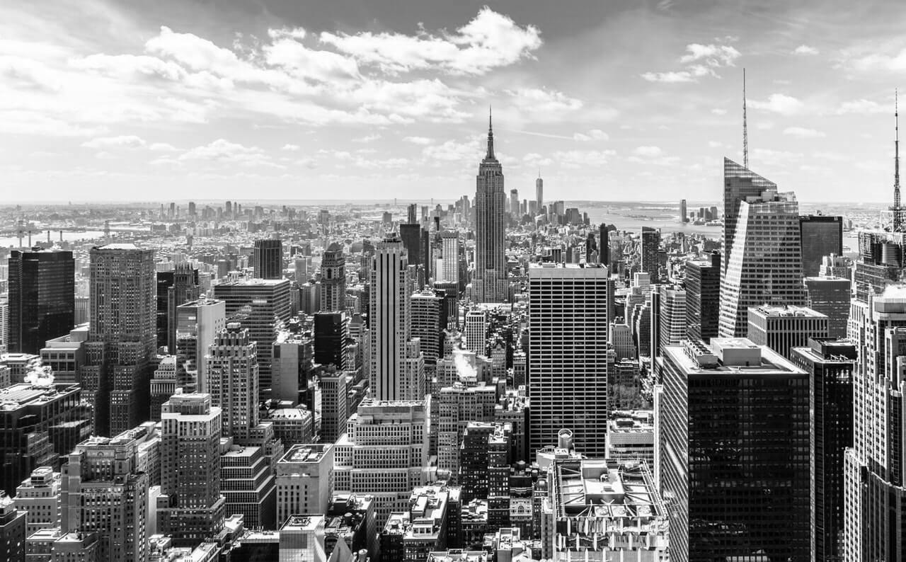 NYC Skyline B&W